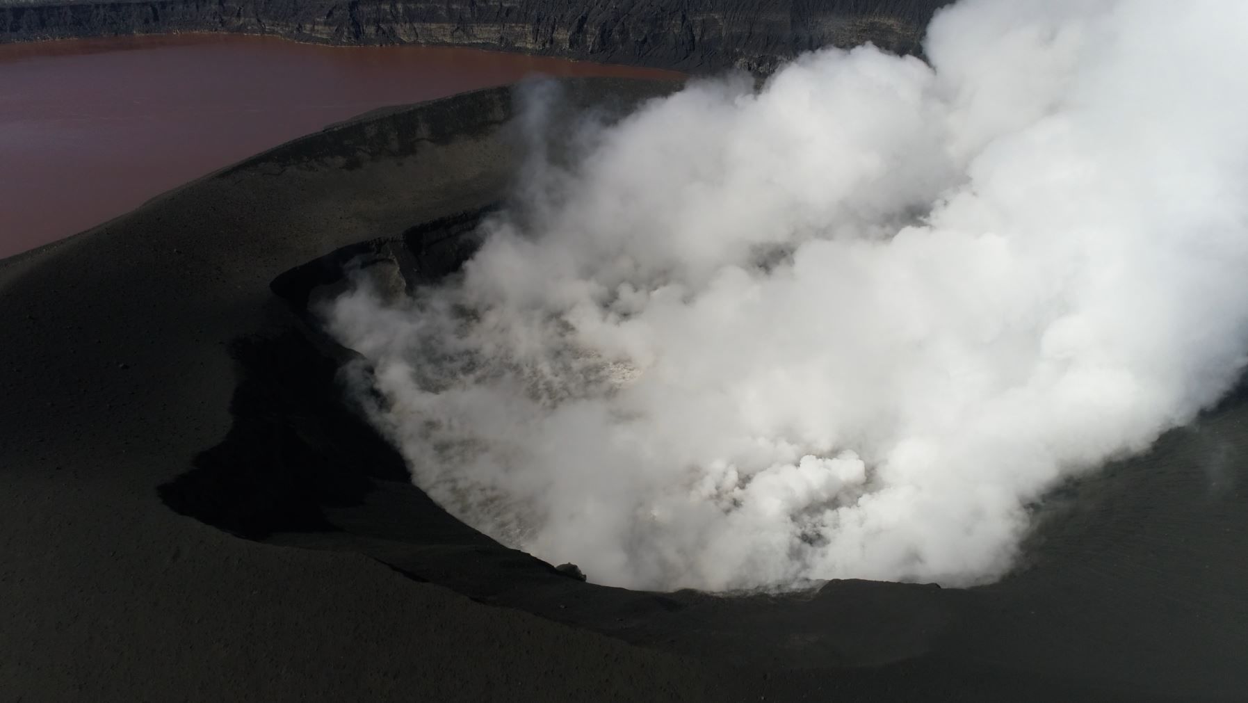 Ambae’s volcano up close